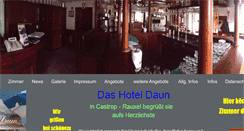 Desktop Screenshot of hoteldaun.de